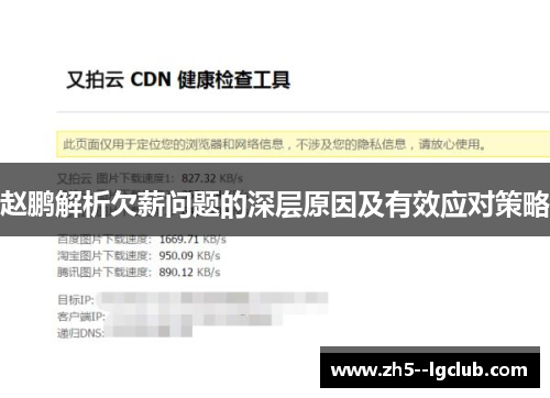 赵鹏解析欠薪问题的深层原因及有效应对策略