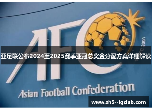亚足联公布2024至2025赛季亚冠总奖金分配方案详细解读